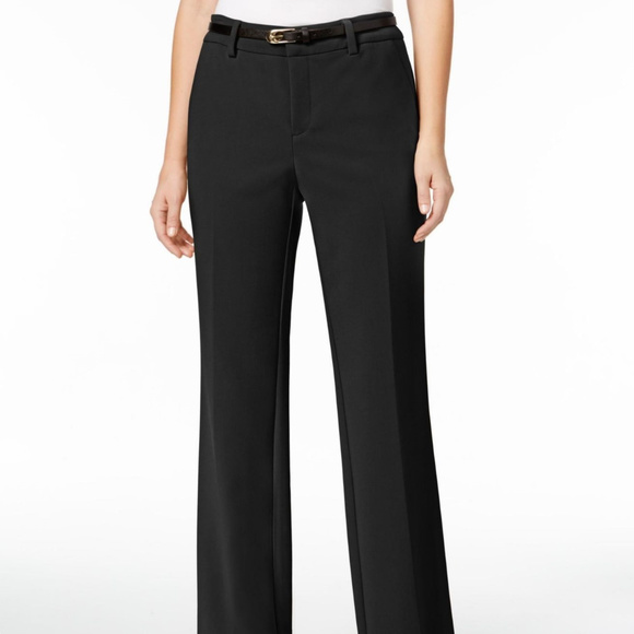 Charter Club Belted Tummy Control Elegant Trouser - Picture 1 of 7